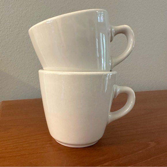 Set of two - Retro Diner Coffee mugs 6 oz - Picture 2 of 5